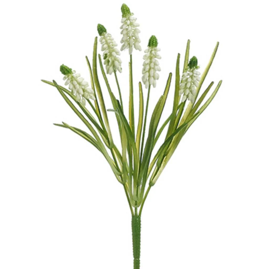 12.5"Muscari Pick Wh
