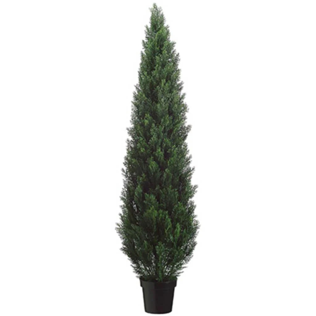 72"Cedar Topiary In Pot(Kd) Gr