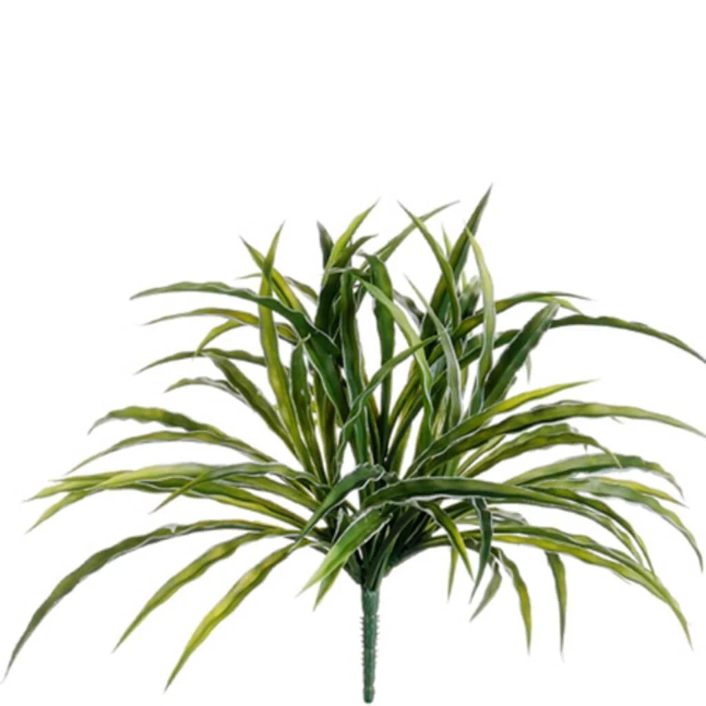 13"Grass Bush Gr/Wh