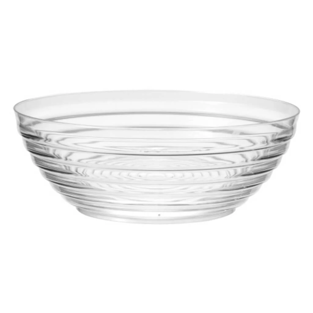 Ringed Clear Bowl 2.5qt, 9.5in