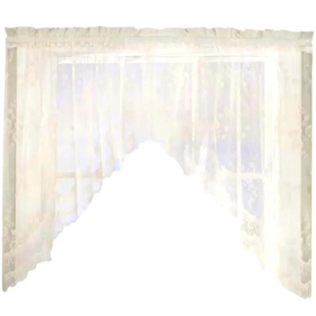 Mon Lisa Tailored Swag Curtains 72in x 32in - Image 4