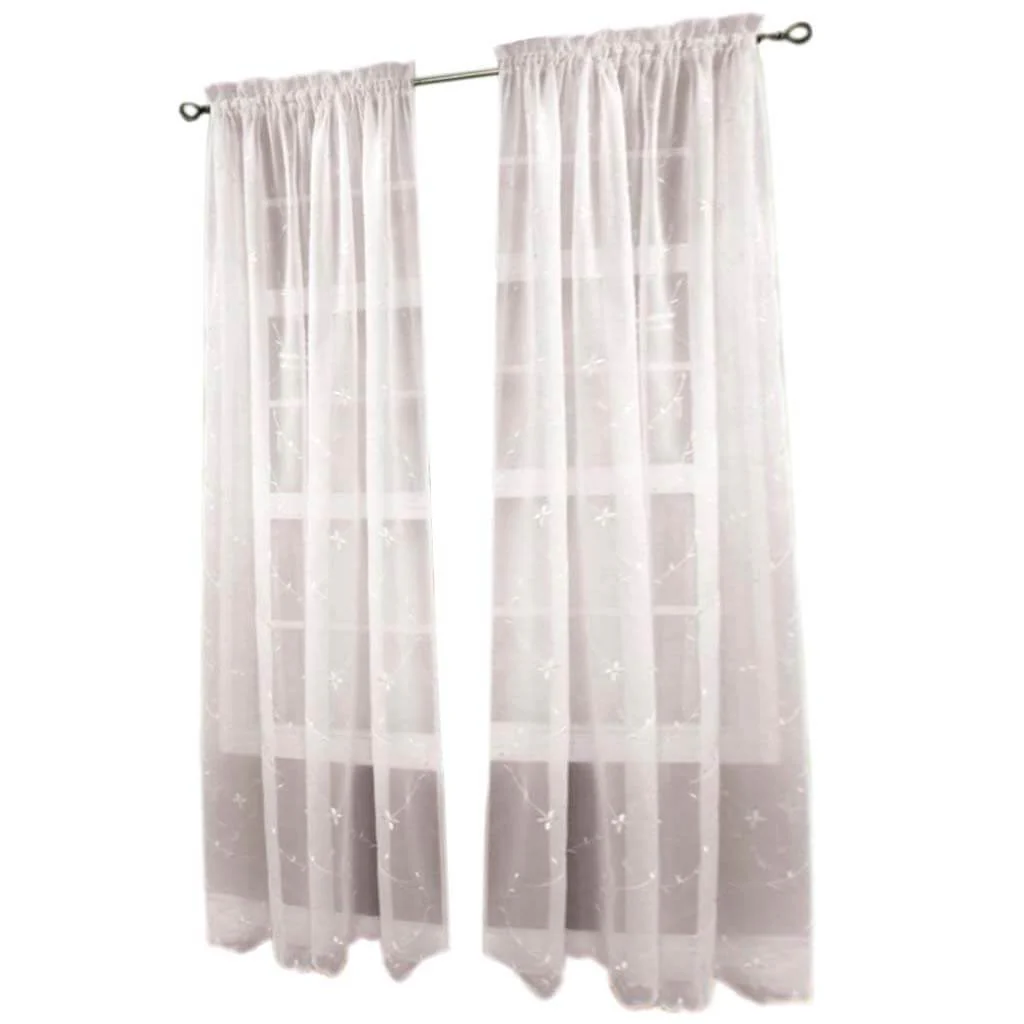 Roslyn Tailored Valance Curtains  54in x 18in