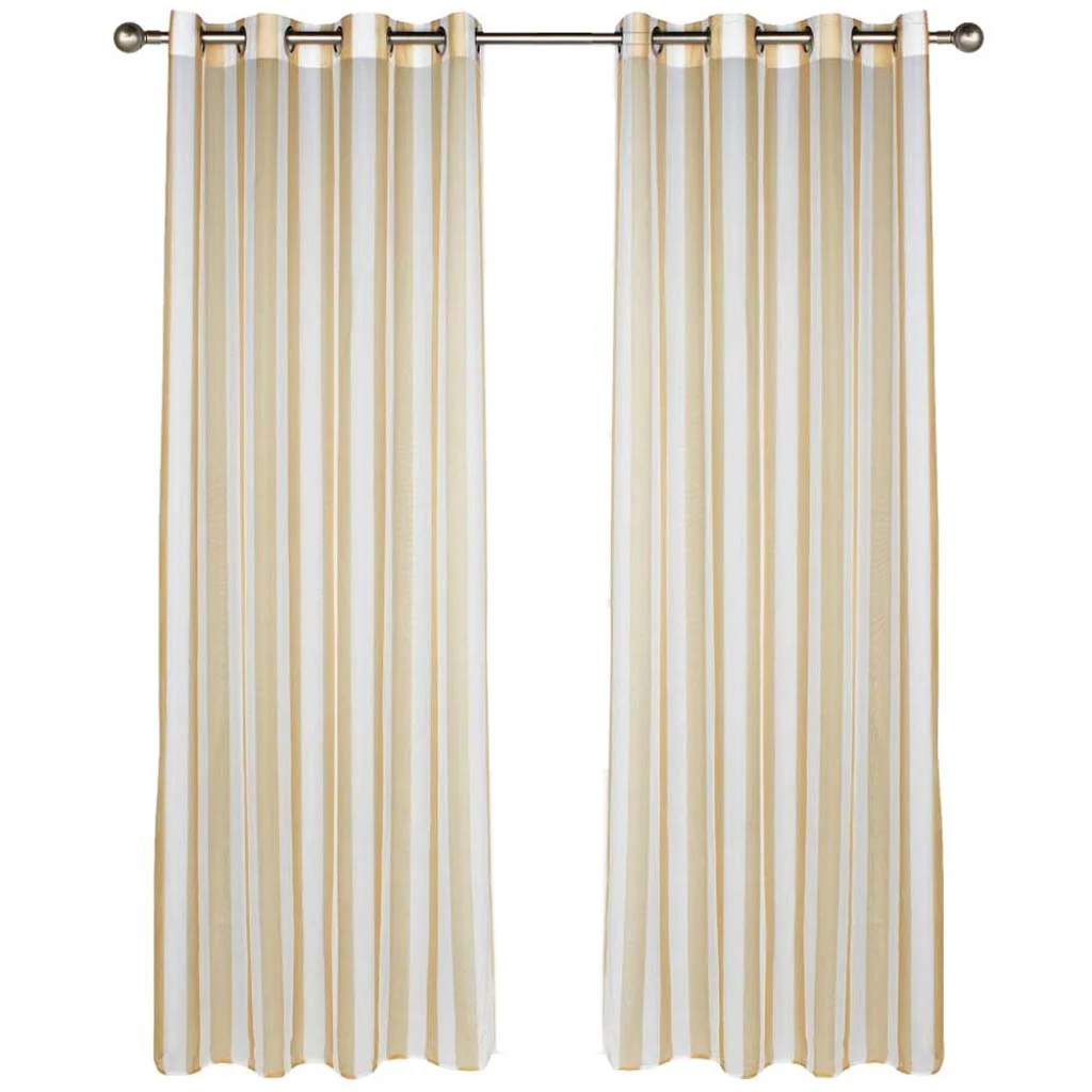 Escape Stripe Grommet Top Panel Curtains - Image 2