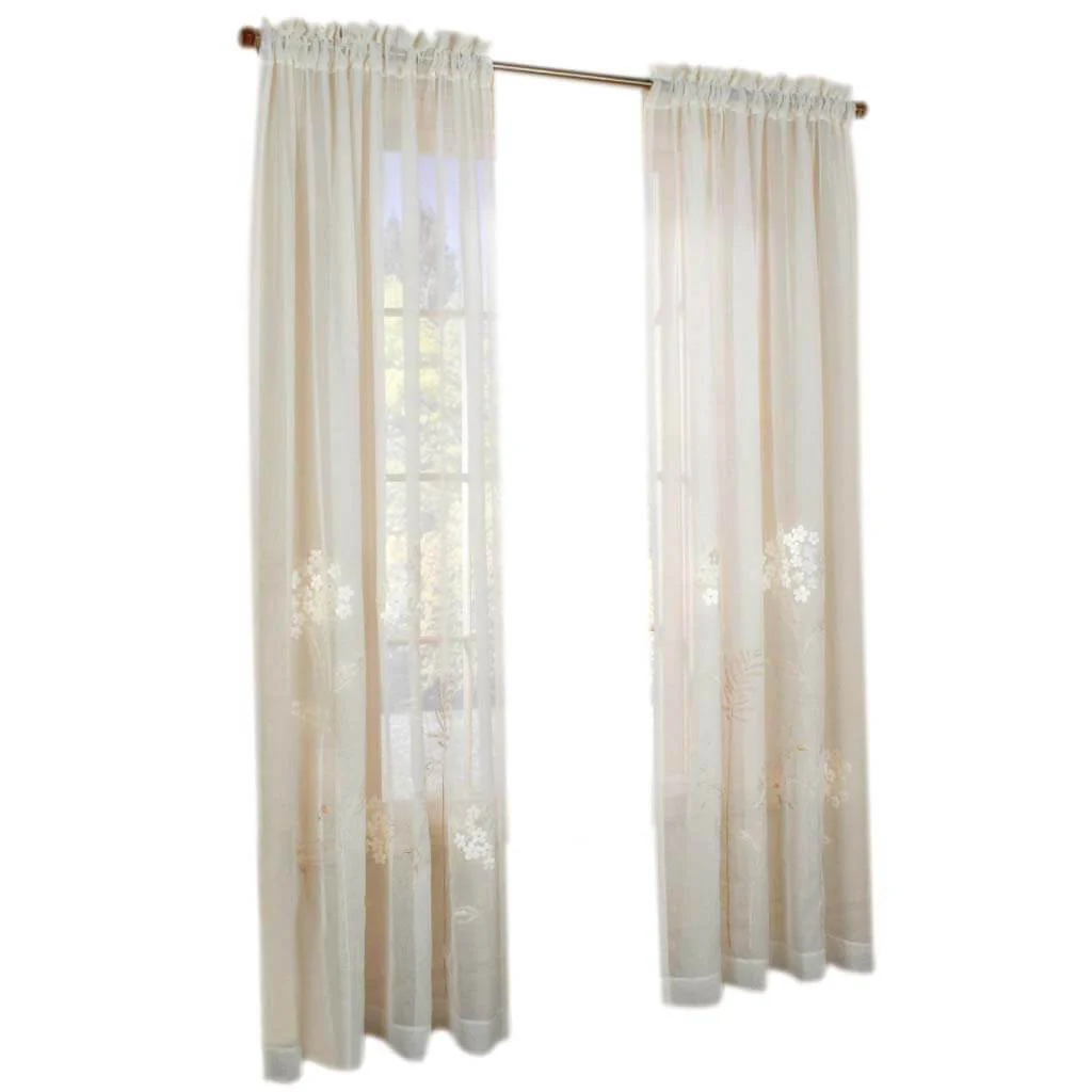 Hydrangea Pole Top Panel Curtains 54in x 84in - Image 2