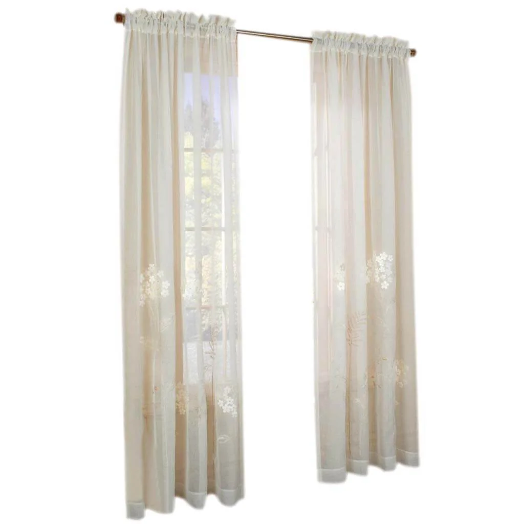 Hydrangea Pole Top Panel Curtains 54in x 84in - Image 4
