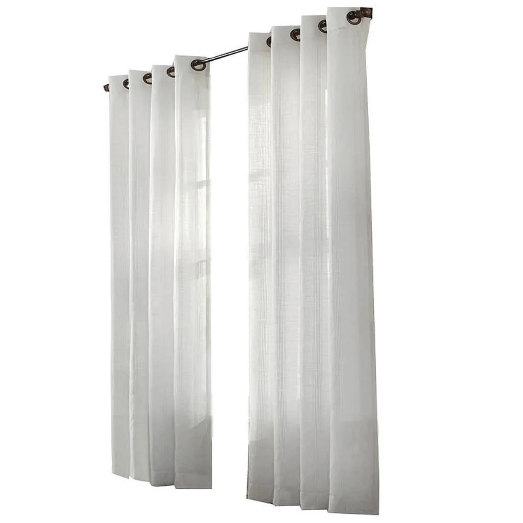 Marlow Grommet Panel Curtains White - Image 2