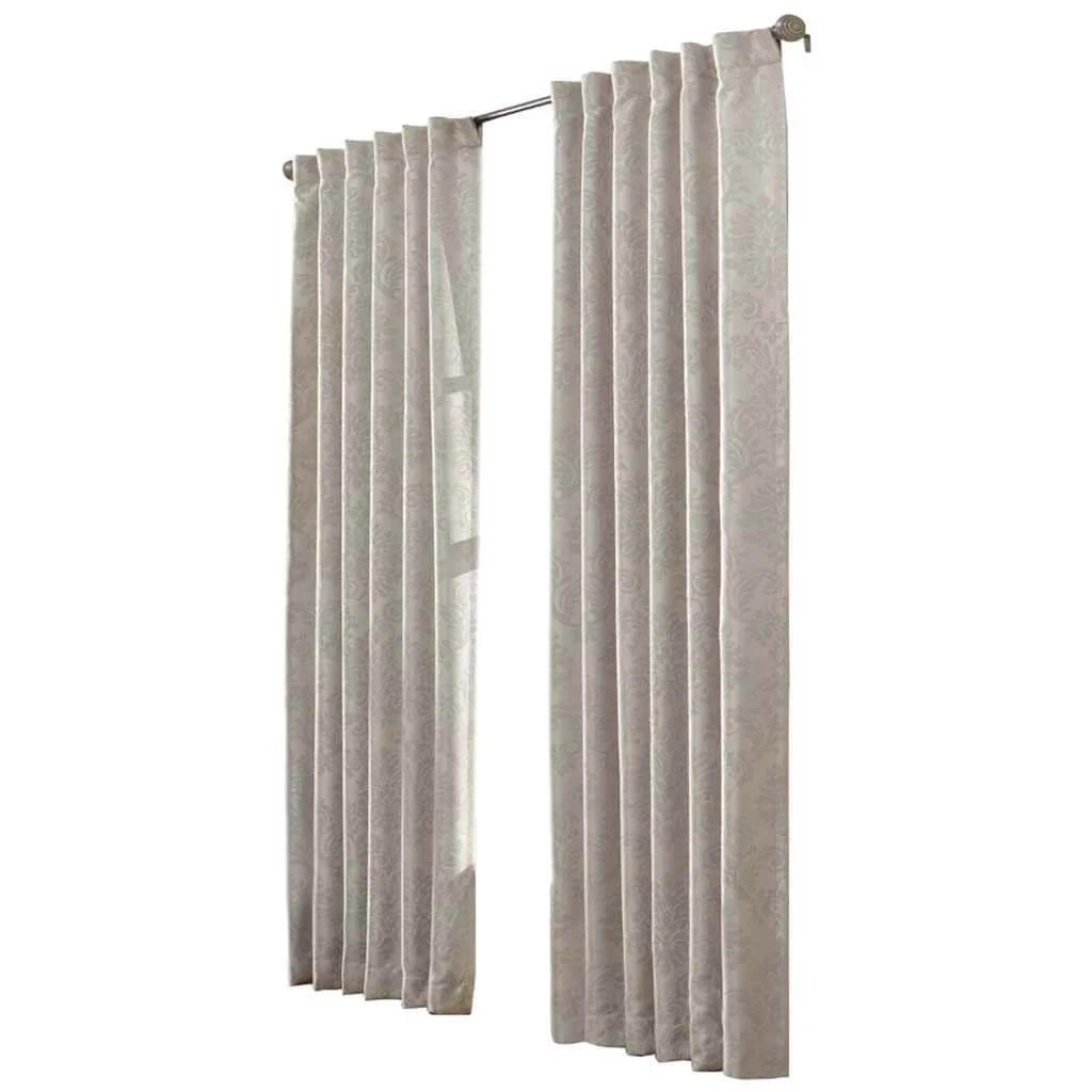 Belgique Dual Header Back Tab/ Pocket Top Panel Curtains - Image 3