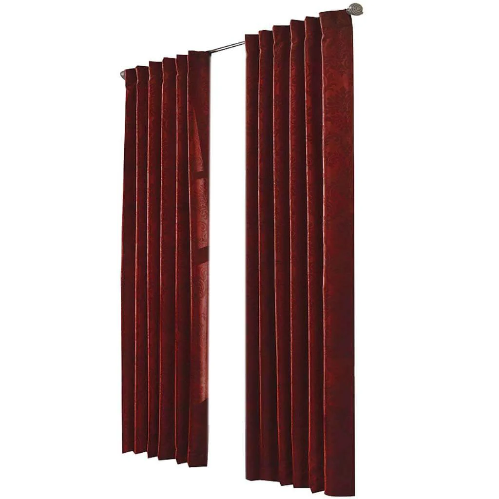 Belgique Dual Header Back Tab/ Pocket Top Panel Curtains - Image 4