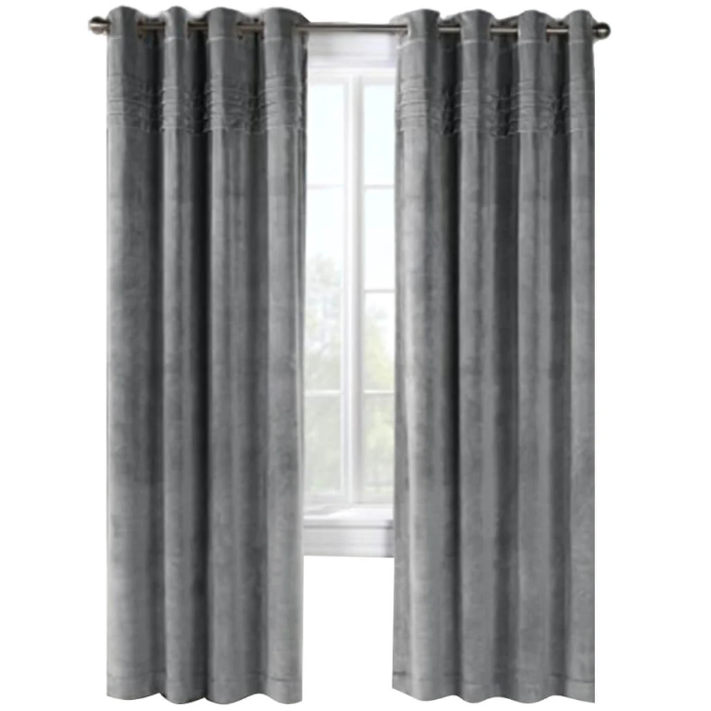 Victorian Grommet Panel Curtains 50in x 84in - Image 2