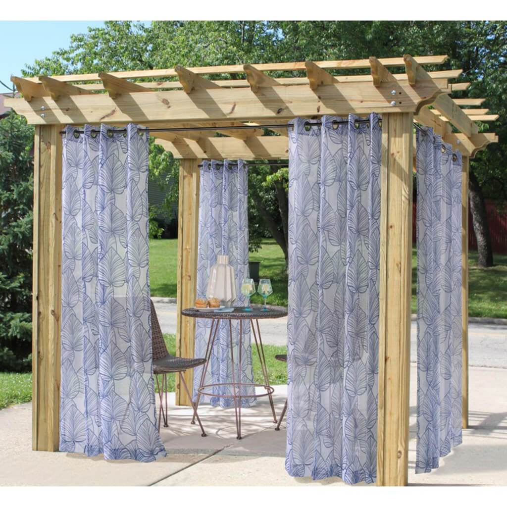 Havana Leaf Grommet Top Panel Curtains - Image 5