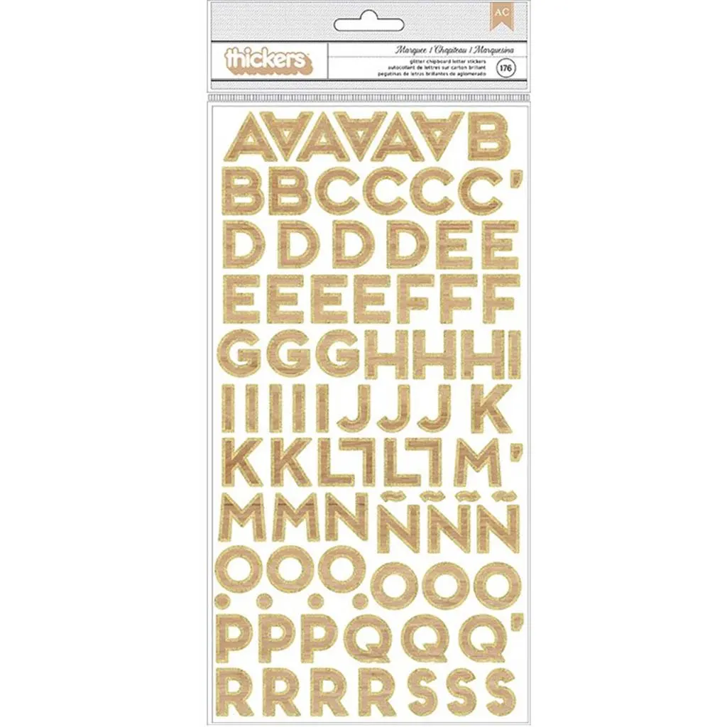 American Crafts Alpha Thicker Marquee
