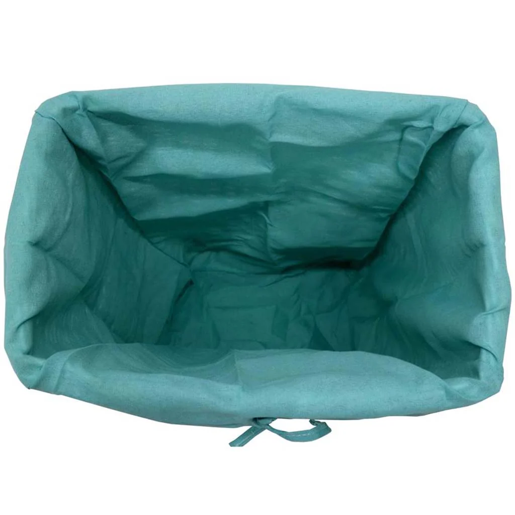 Willow Hamper Liner Rectangle, Teal