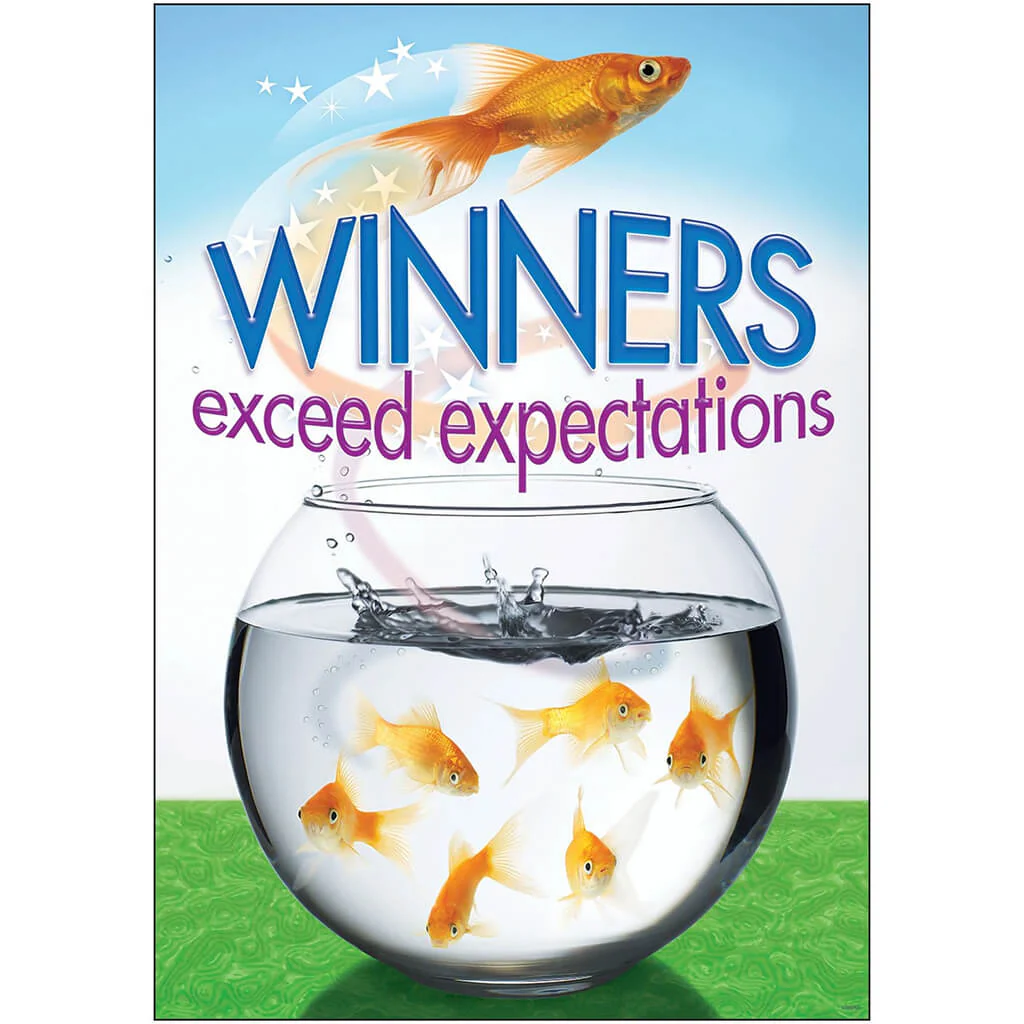 Winners Exceed Expectations Poster