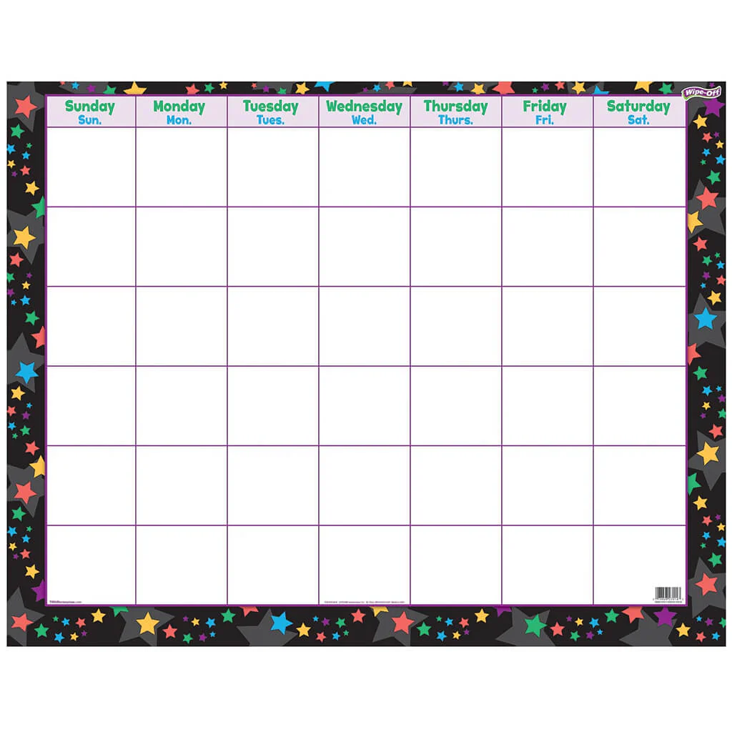 Stargazer Wipe-Off Calendar