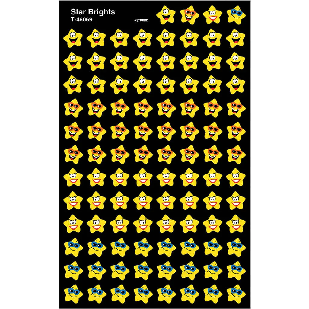 Star Brights SuperShapes Stickers
