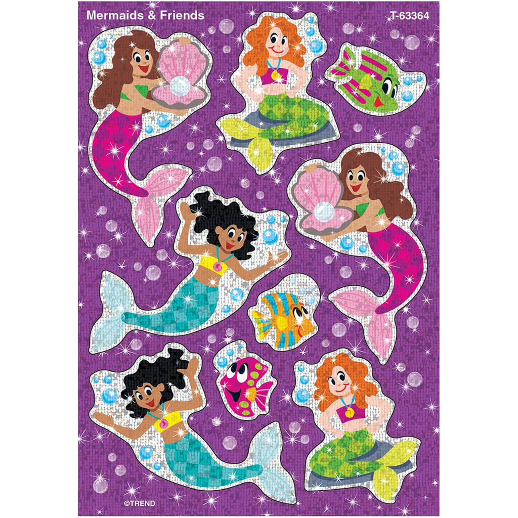 Mermaids & Friends Sparkle Stickers