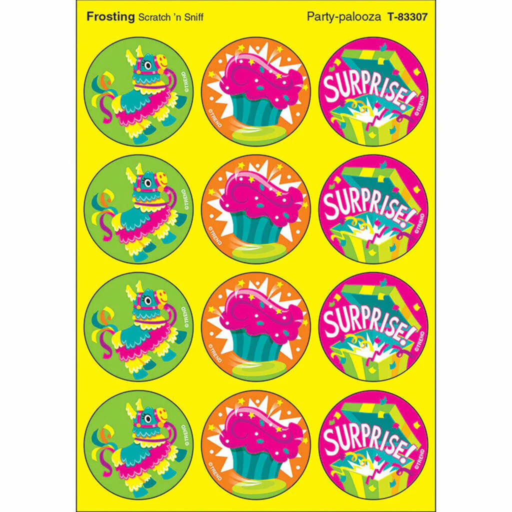 Party-palooza, Frosting scent Scratch 'n Sniff Stinky Stickers