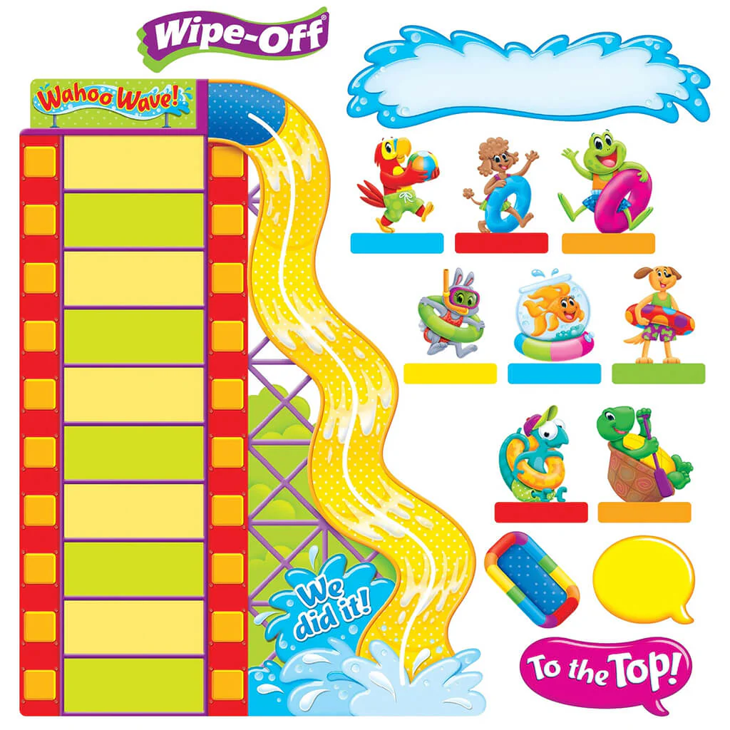 Playtime Pals Goal-Setting Adventures Wipe-Off Bulletin Board Set