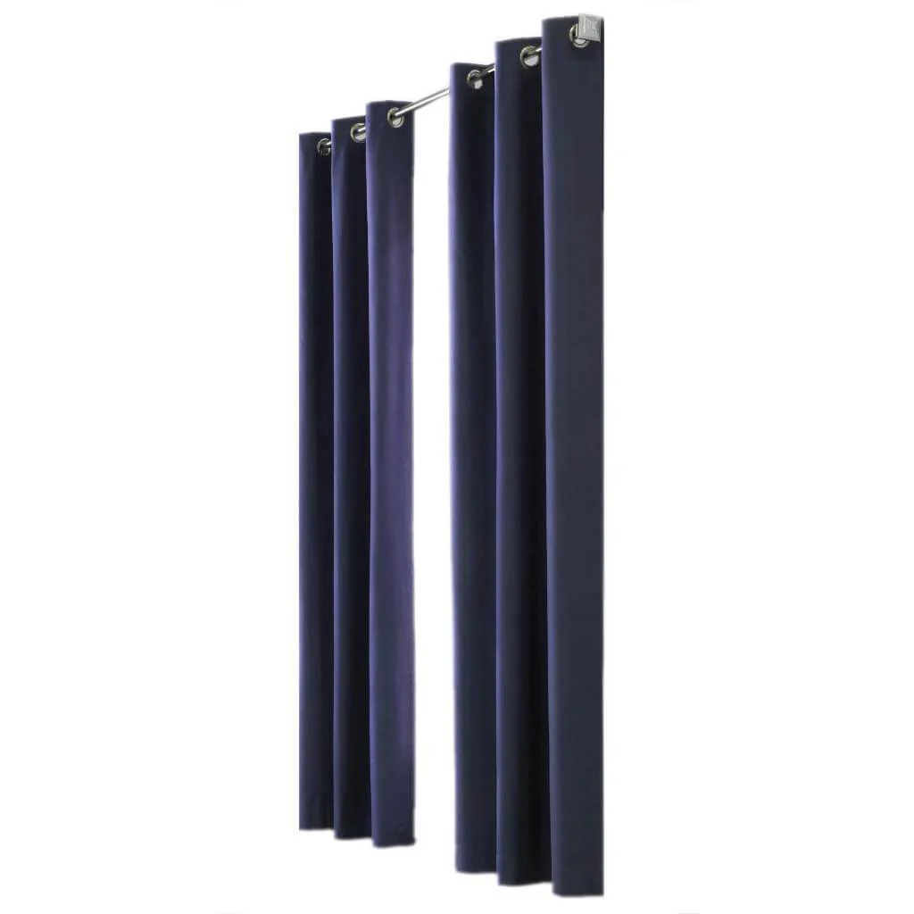 Westminster Grommet Top Panel Curtains Blue - Image 2