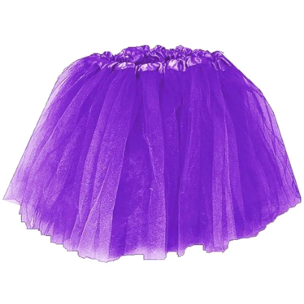 Tutu Layered Purple Fuchsia