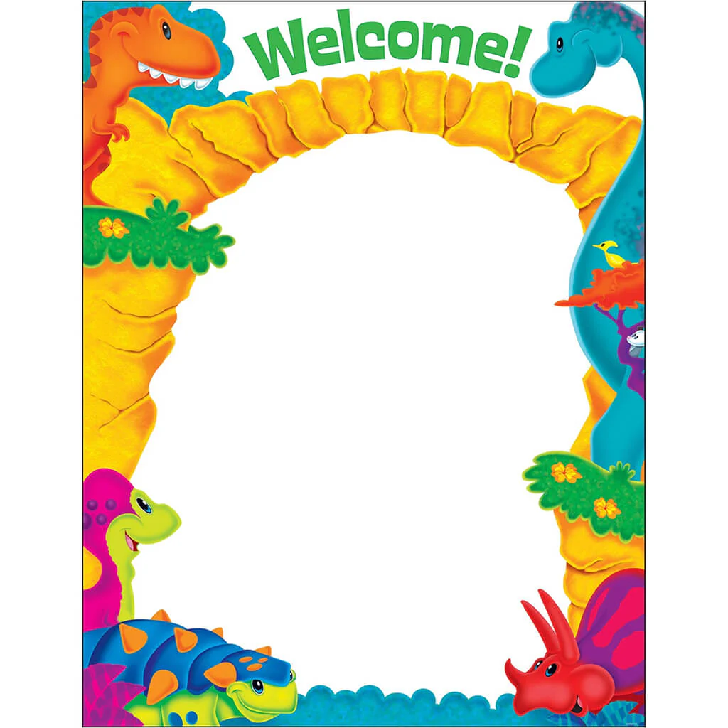 Welcome Dino-Mite Pals Learning Chart