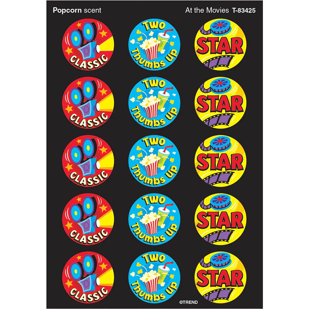 At the Movies, Popcorn scent Scratch 'n Sniff Stinky Stickers