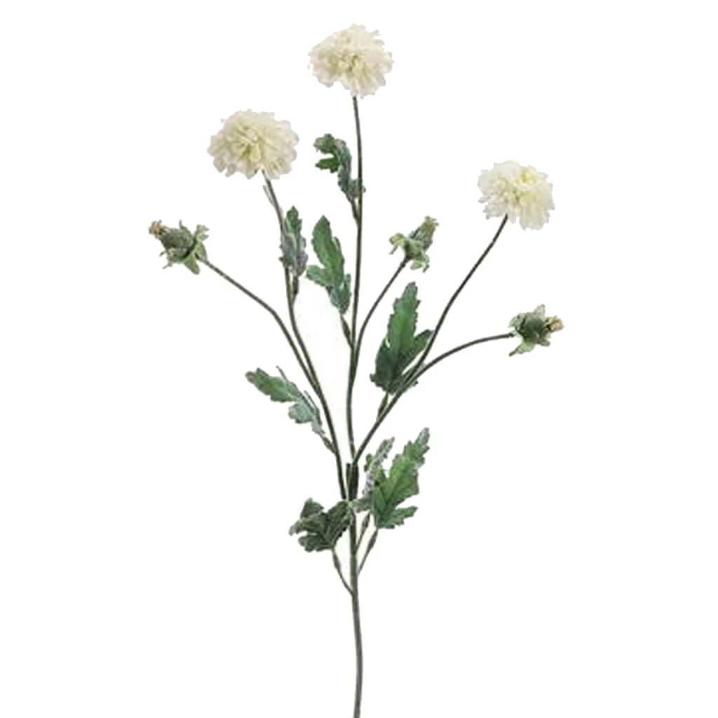 Pom-Pom Spray 28in White