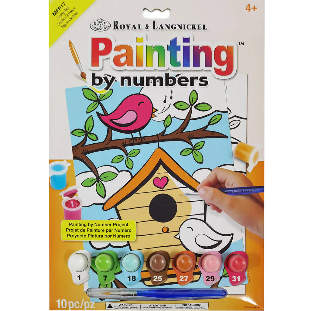 Painting By Numbers Singing Birds