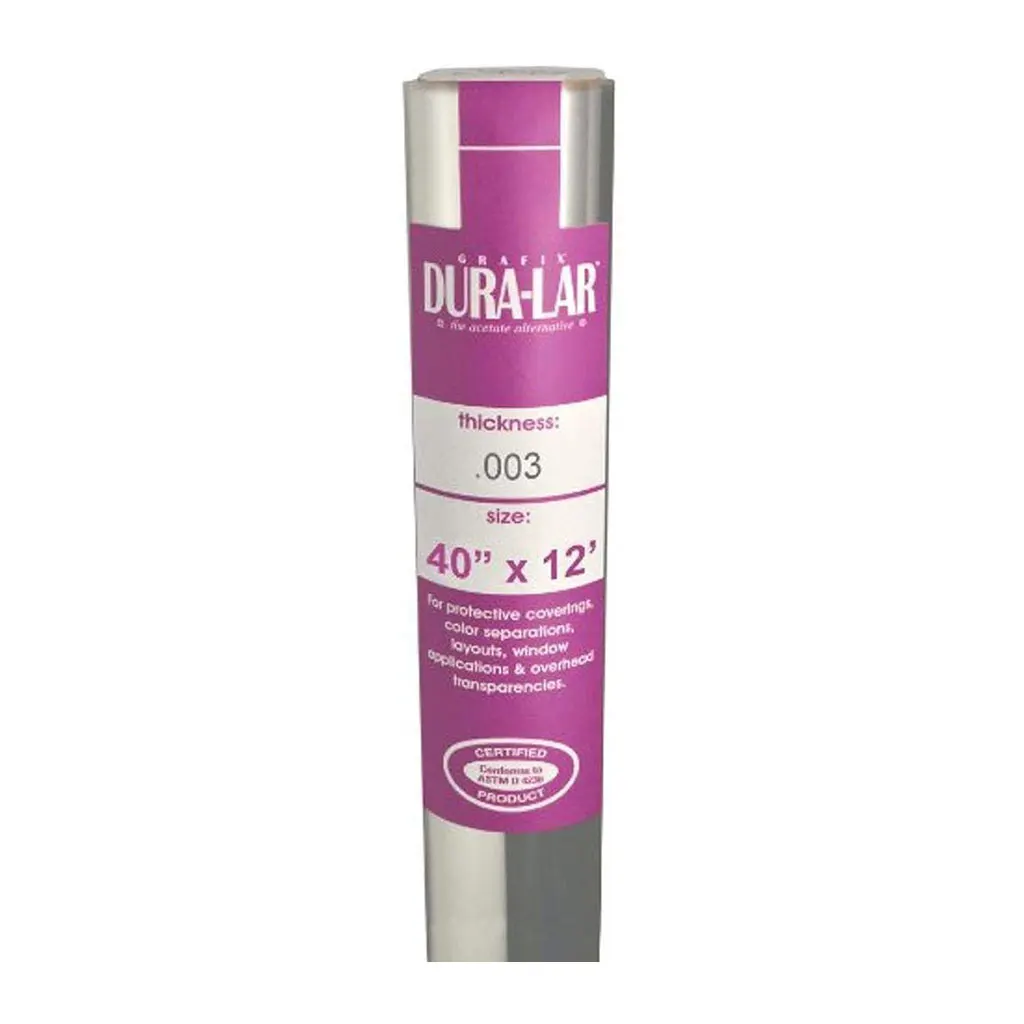 ROLL 003 CLR DURALAR 40"X12