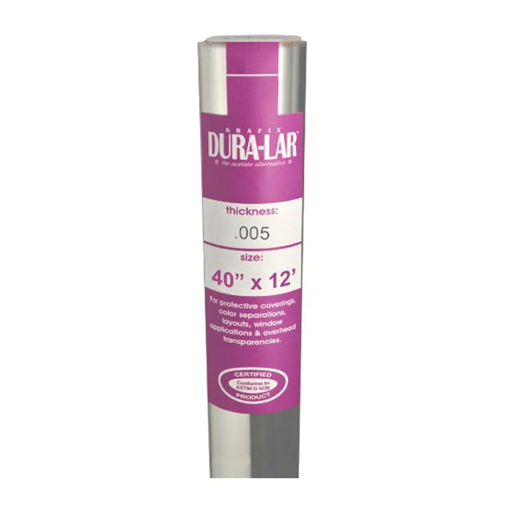 ROLL 005 CLR DURALAR 40"X12