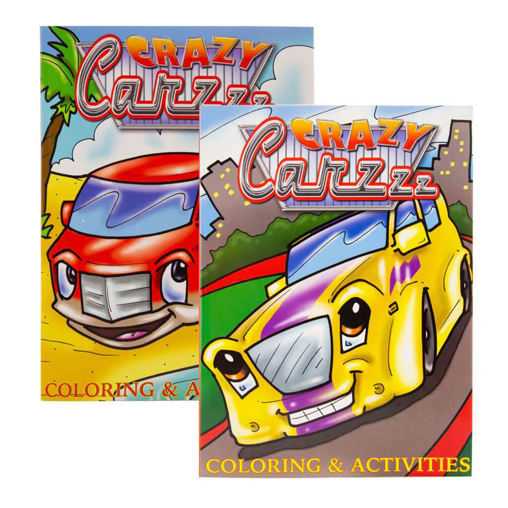 JUMBO CRAZY CARZZZ Coloring & Activity Books, Blue - Image 2