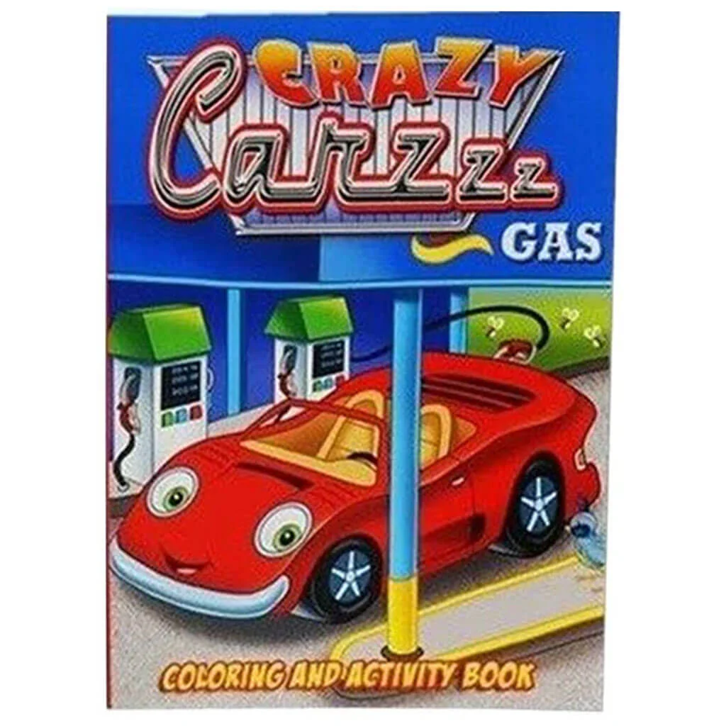 JUMBO CRAZY CARZZZ Coloring & Activity Books, Blue - Image 3