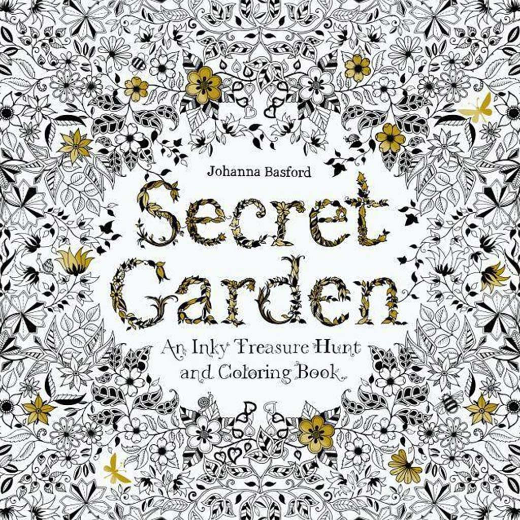 Secret Garden An Inky Treasure Hunt and Coloring Book for Adults