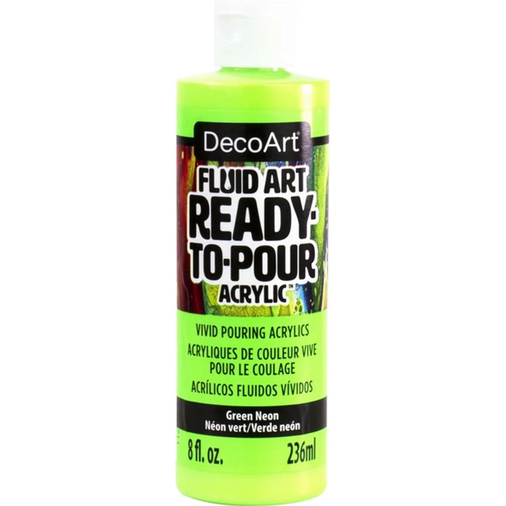Fluidart Ready To Pour Acrylic Neon 8oz - Image 2