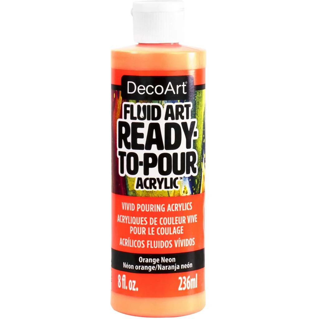 Fluidart Ready To Pour Acrylic Neon 8oz - Image 3
