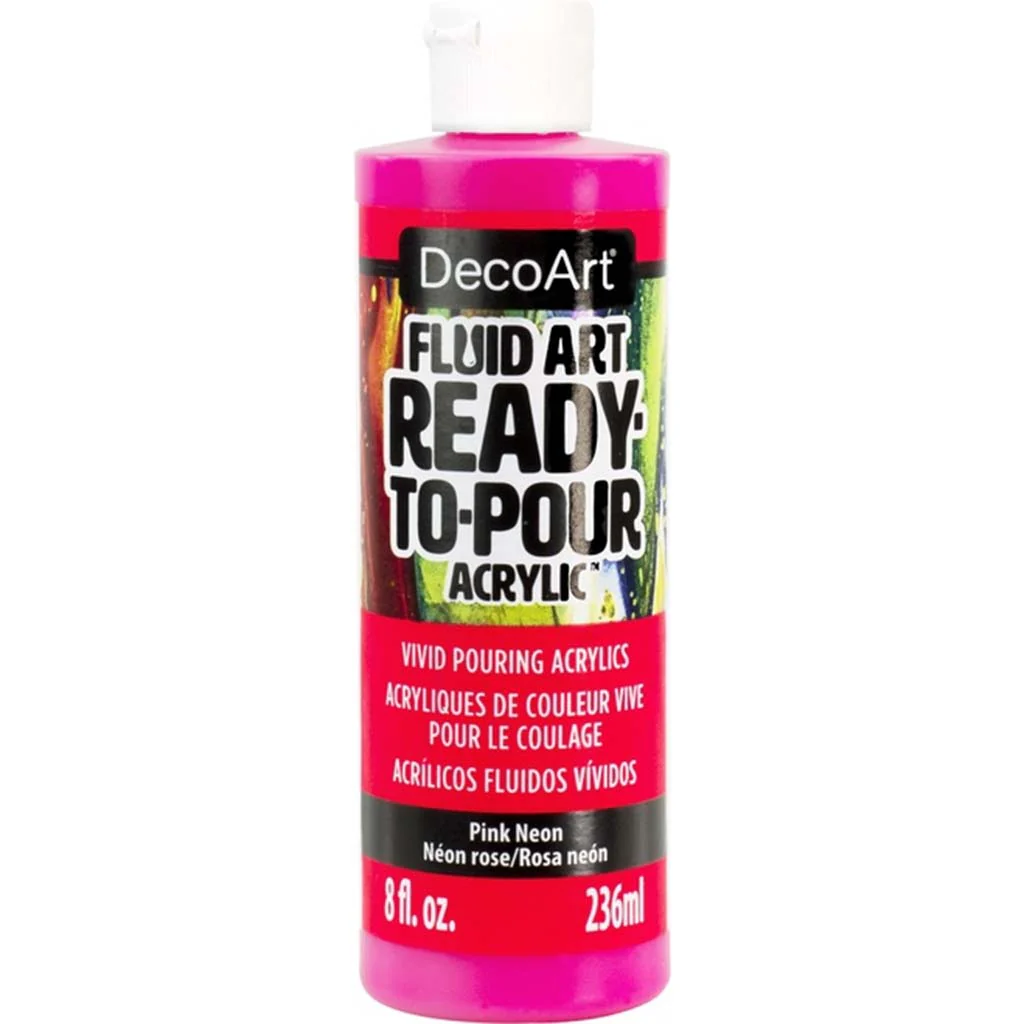 Fluidart Ready To Pour Acrylic Neon 8oz - Image 4
