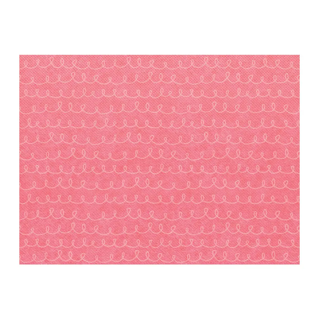 Better Than Paper Bulletin Board Roll 18in x 12ft Fun Size Coral Pink Loop-De-Loop
