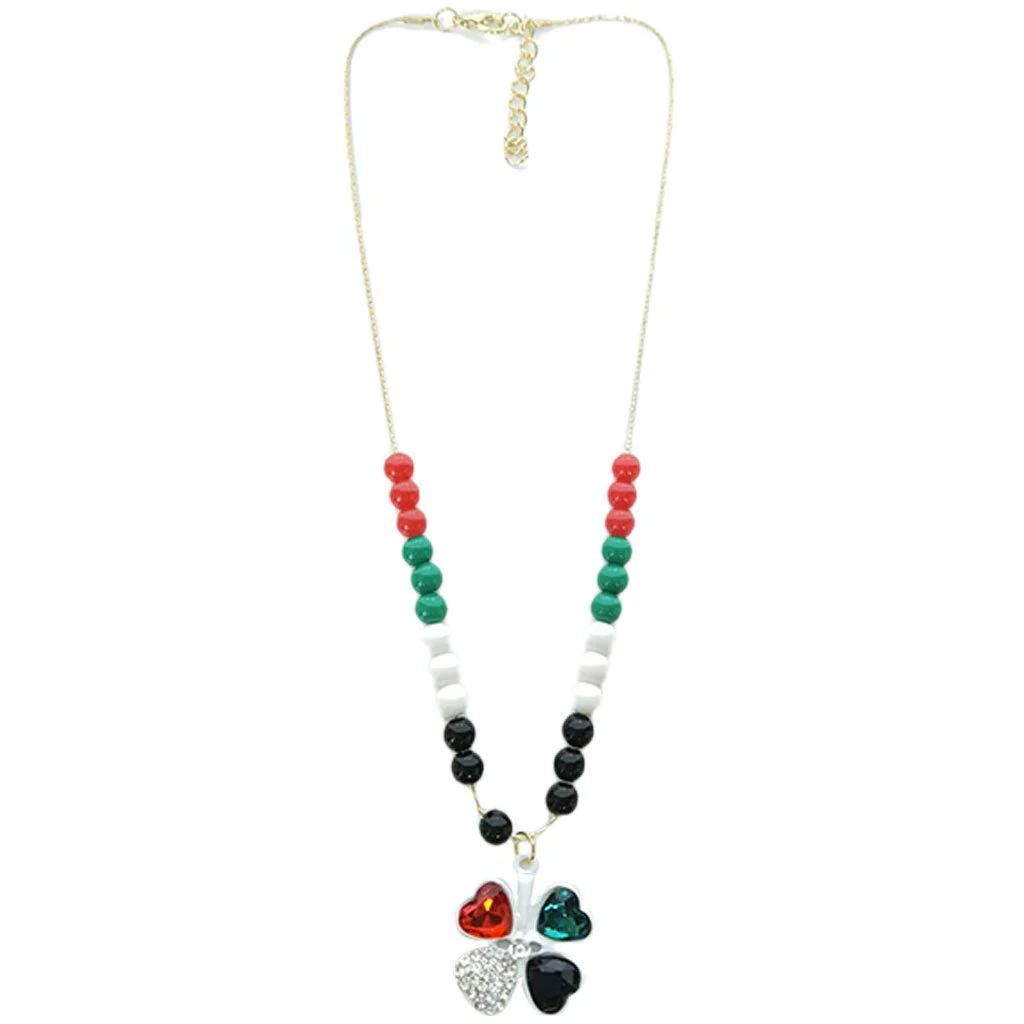 UAE Necklace with Flower - Image 2