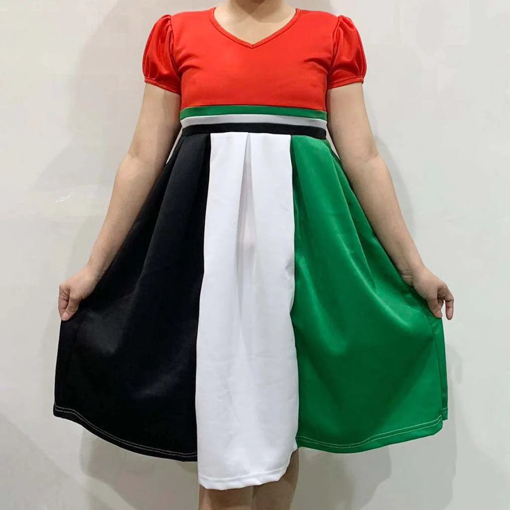 UAE Flag Long Dress Size 2 - Image 5