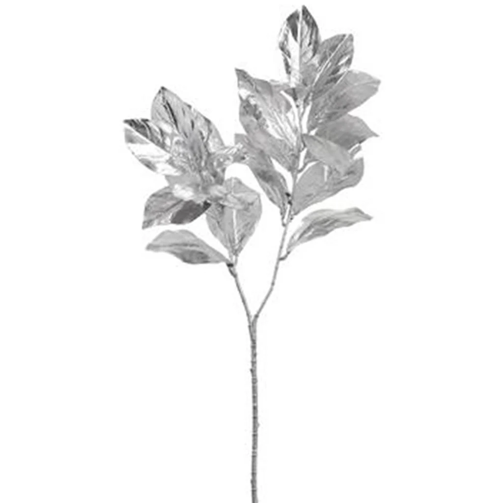 Metallic Magnolia Leap Spray 37in Silver