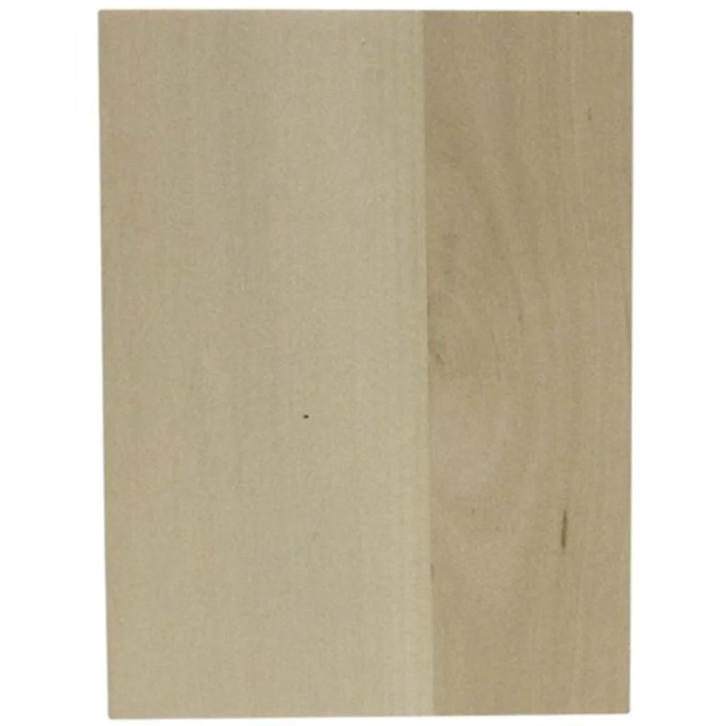 Rectangle Basswood Panel Small, 6in x 8in