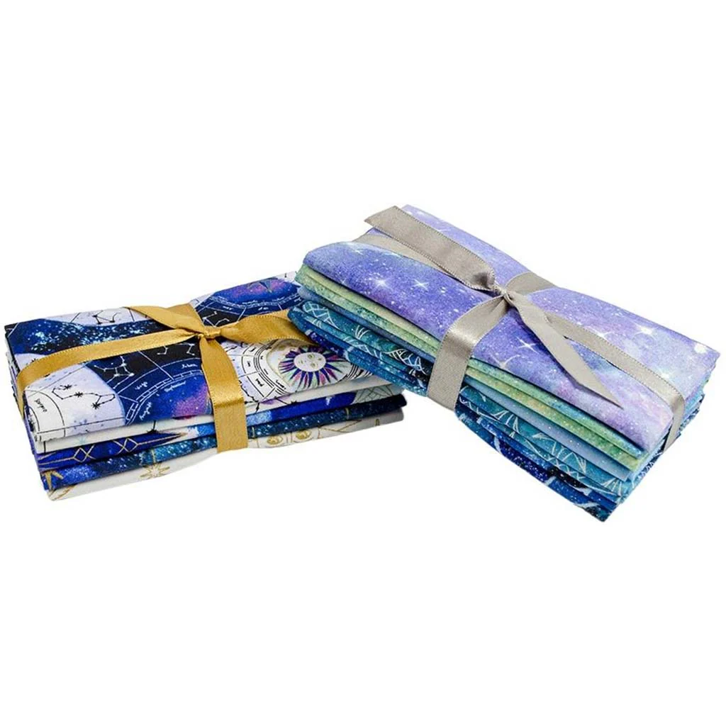 Fabric Bundle Assortment 18in x 21in 5/Pkg, Metallic 2