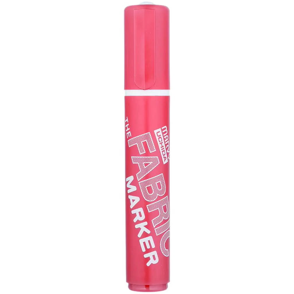 Fabric Marker Broad Point Crimson Lake