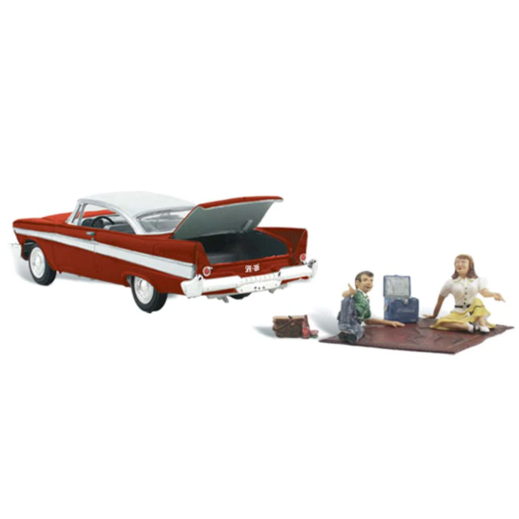 Ho Scale Parked For A Picnic