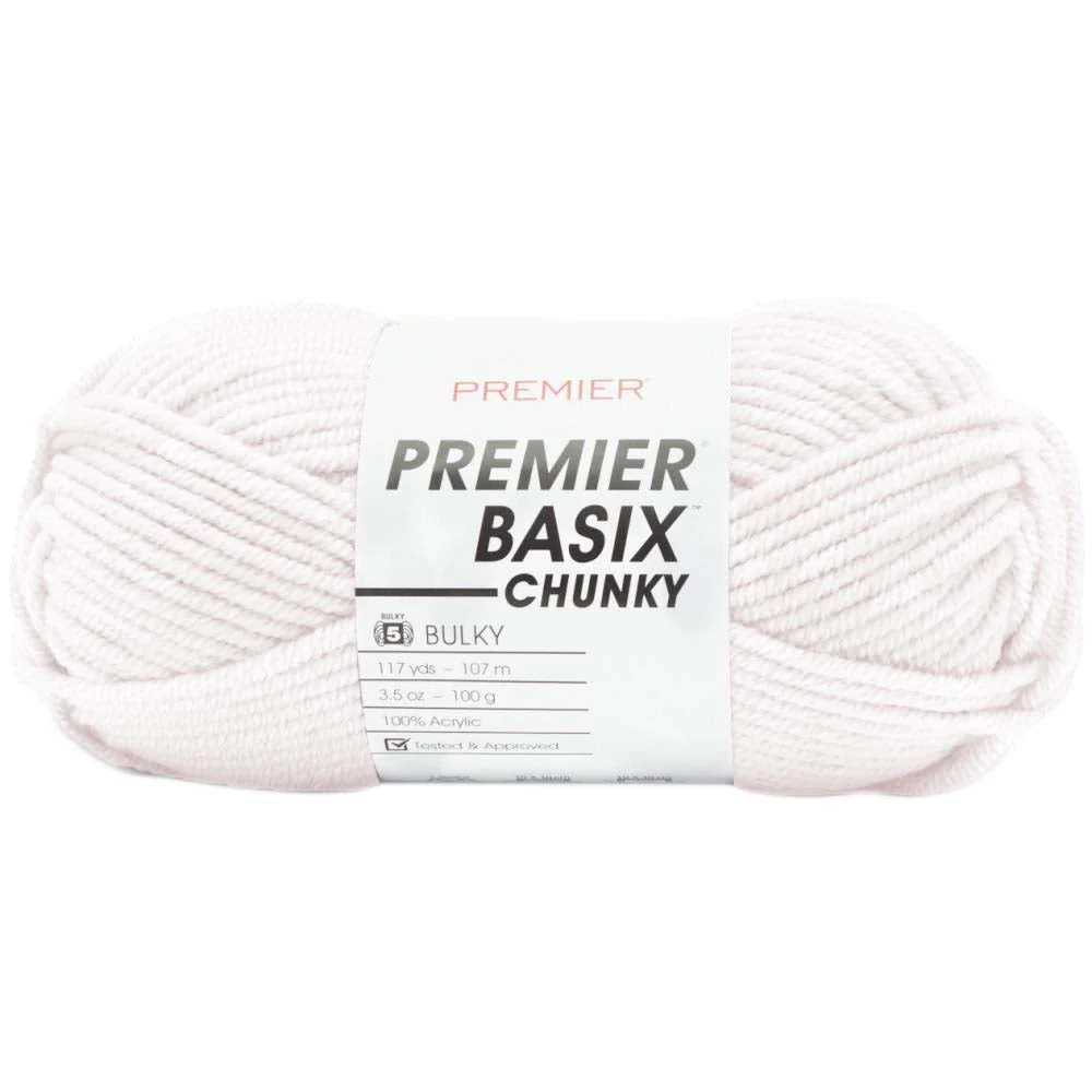 Premier Yarns Basix yarn Thick White