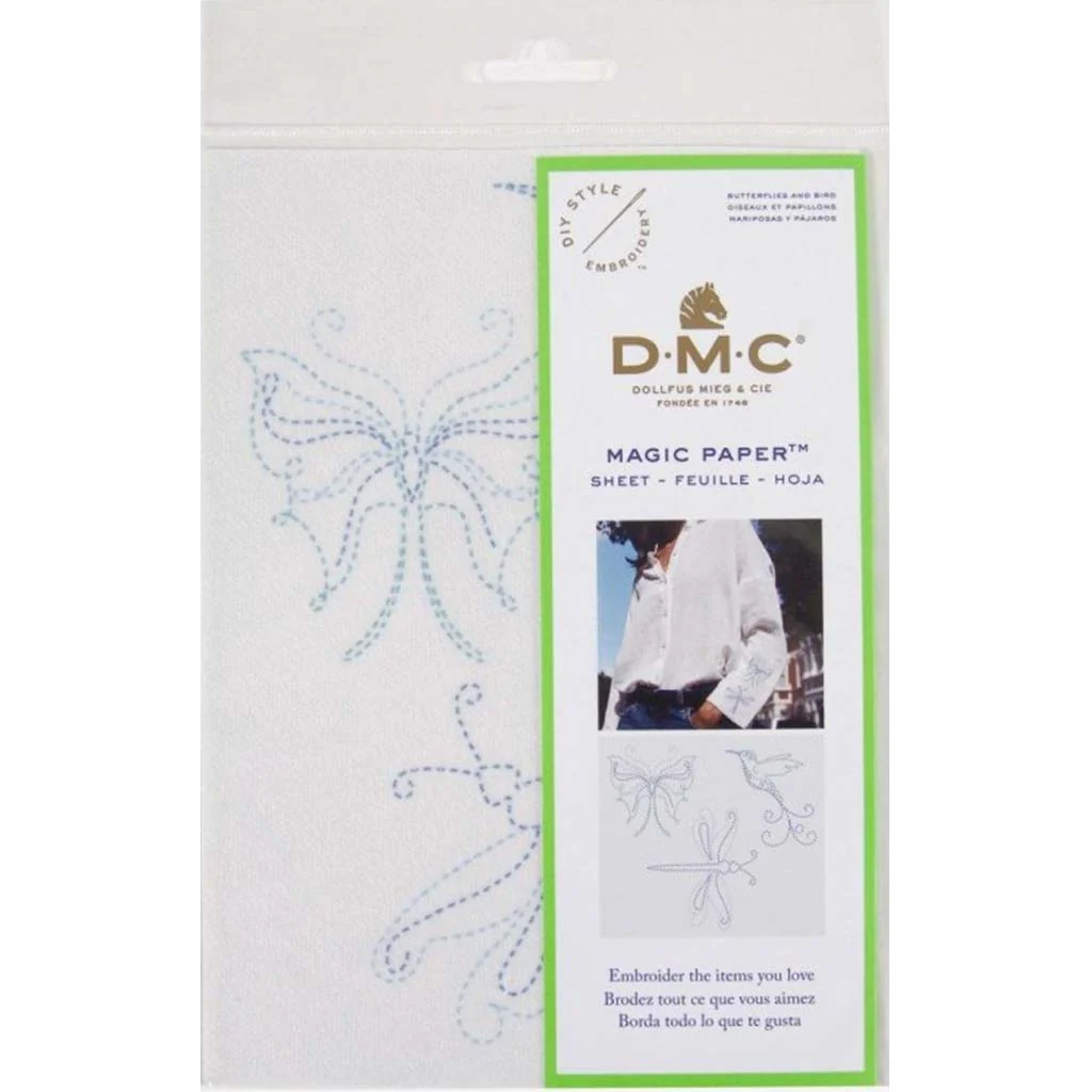Magic Paper Embroidery Butterflies & Bird