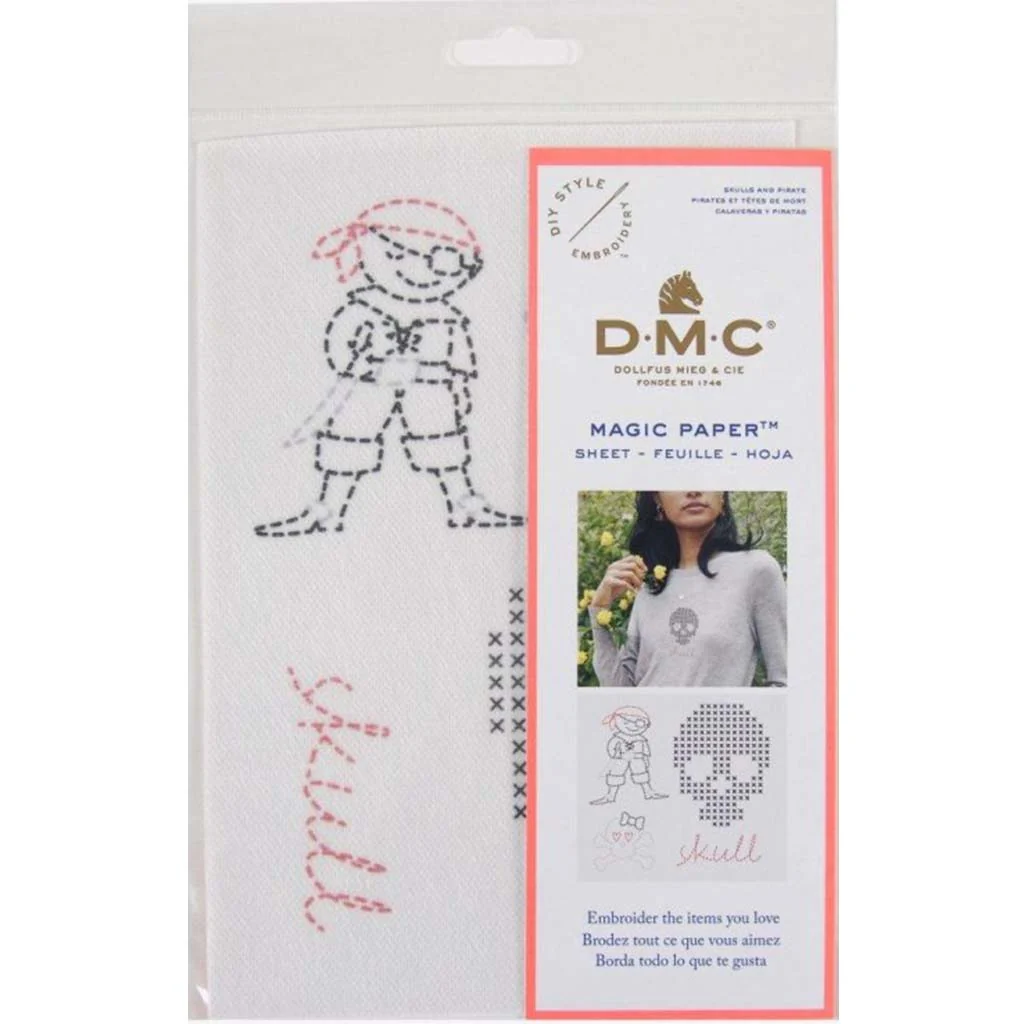 Magic Paper Embroidery Skulls & Pirates