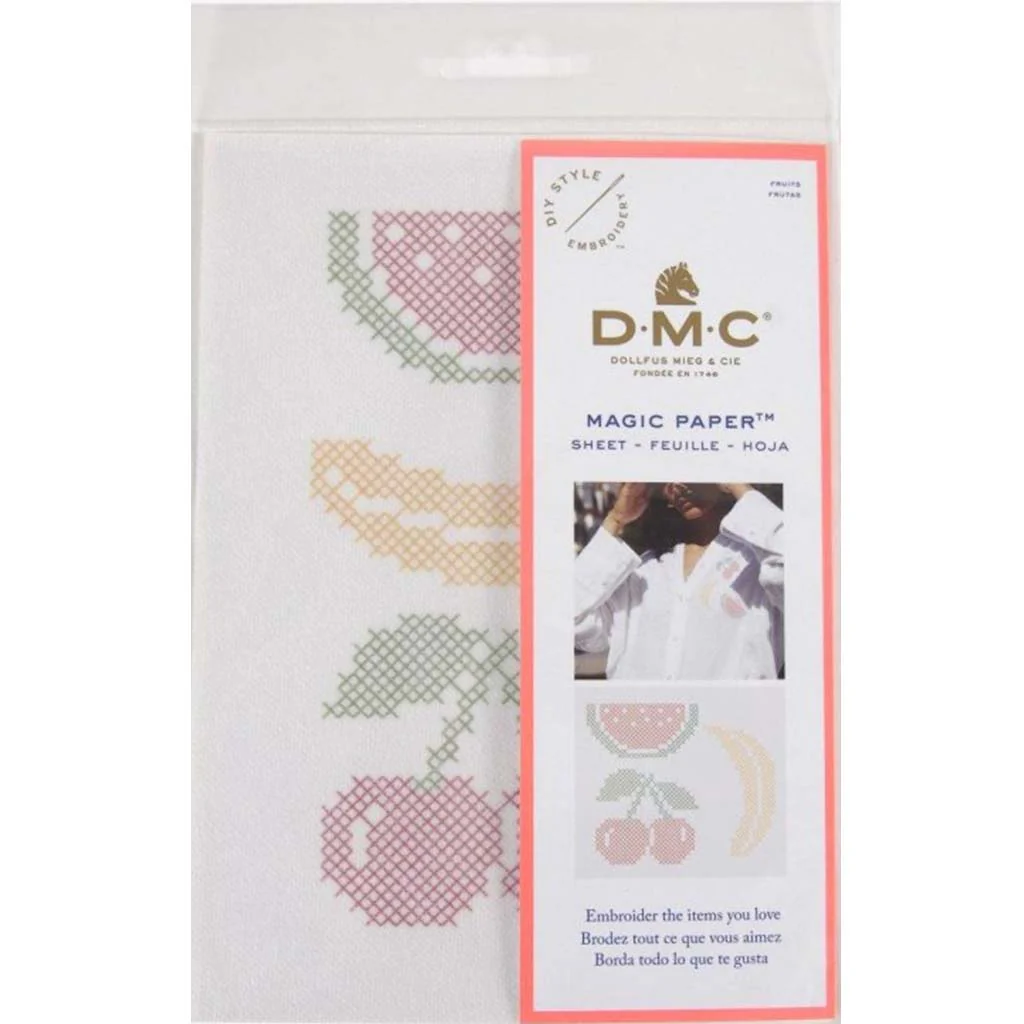 Magic Paper Embroidery Fruits