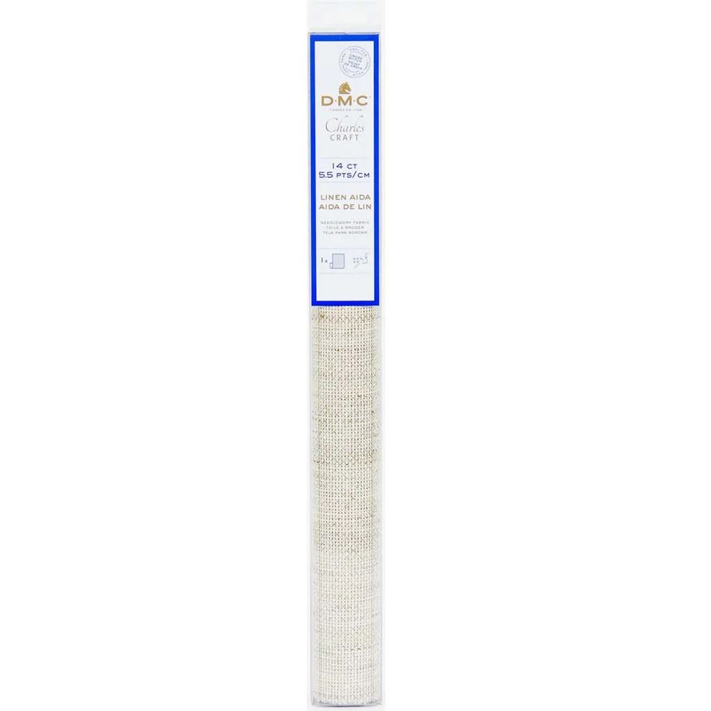 Precut DMC Linen Aida Fabric 14ct, 50.8cm x 61cm