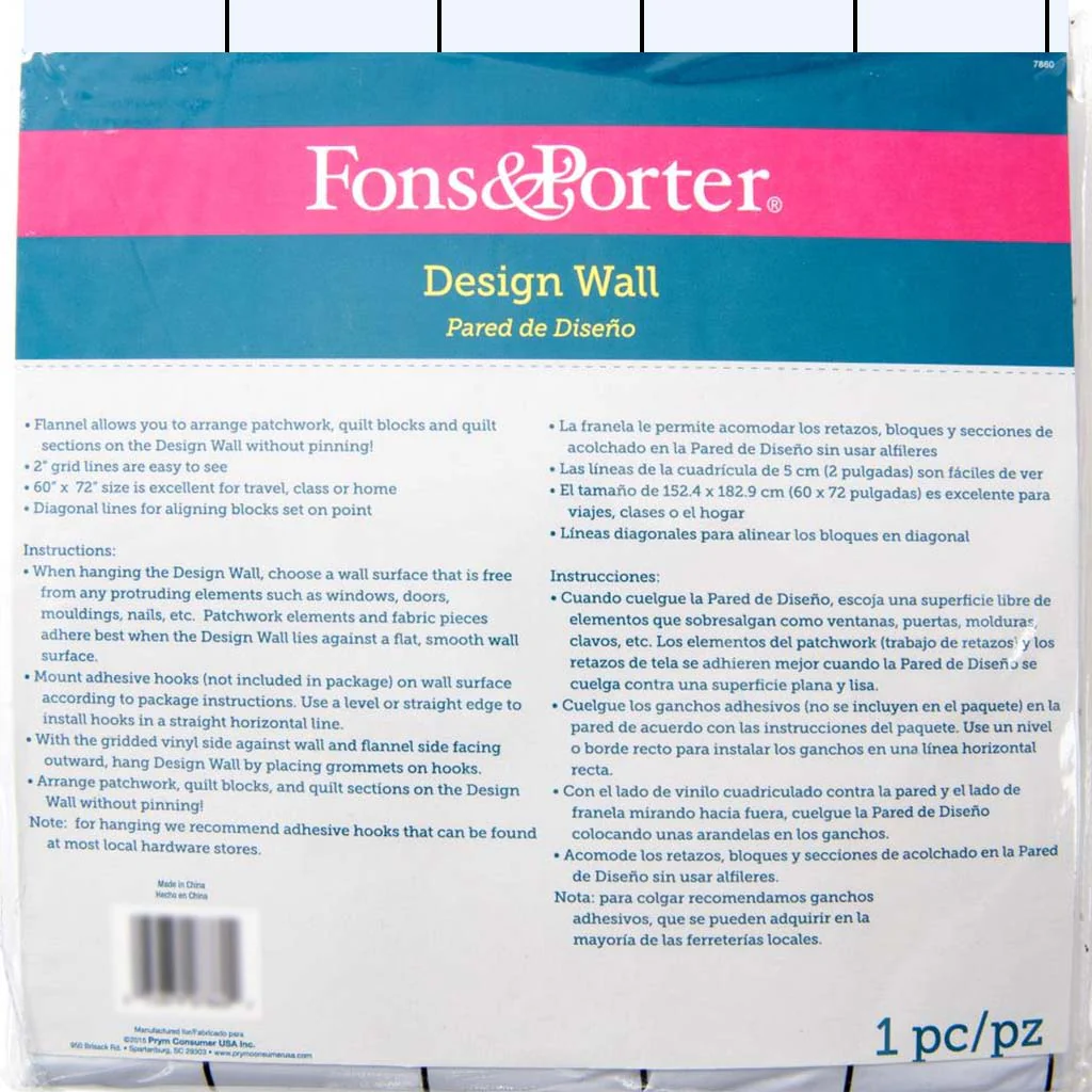 Fons And Porter Design Wall, 60in x 72in